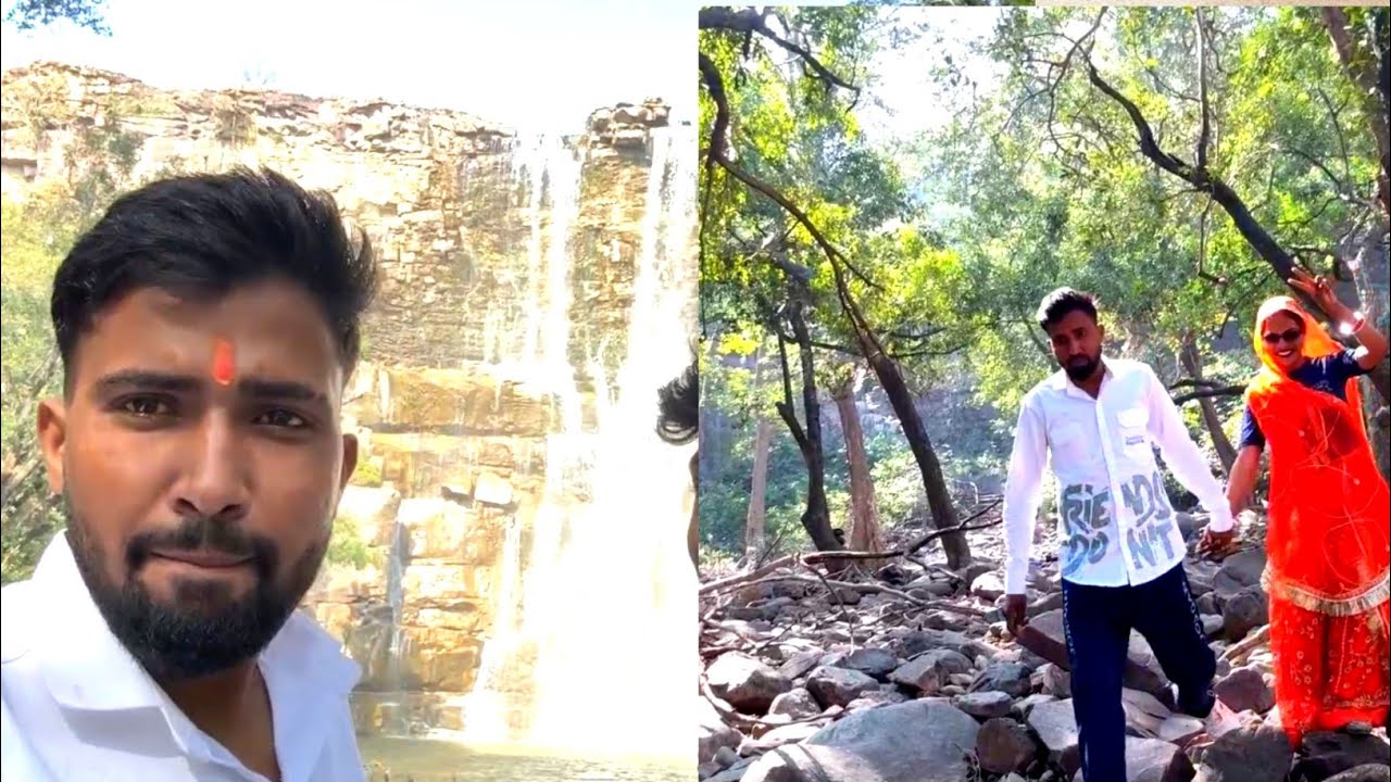 सुनीता मीणा गई आज भीमलत महादेव जी के झरना का सिन देखिए वातावरण बहुत ही शानदार है sunita meena vlogs