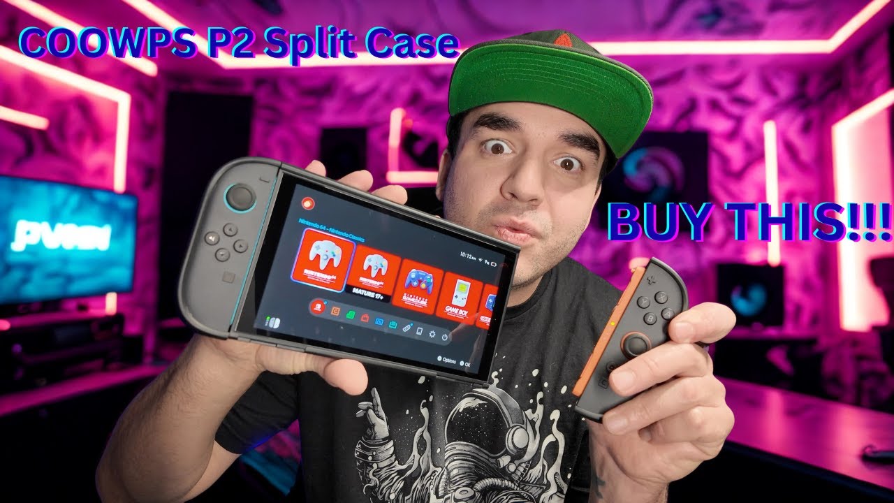 Лучший чехол для Nintendo Switch 2!!! - COOWPS P2 Split Case - Купите его!!!!