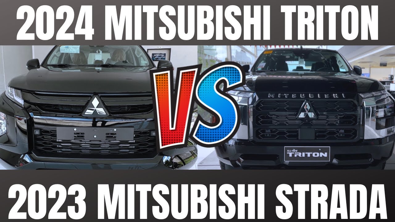 2024 MITSUBISHI TRITON VS 2023 MITSUBISHI STRADA | Exterior and Interior Walkaround