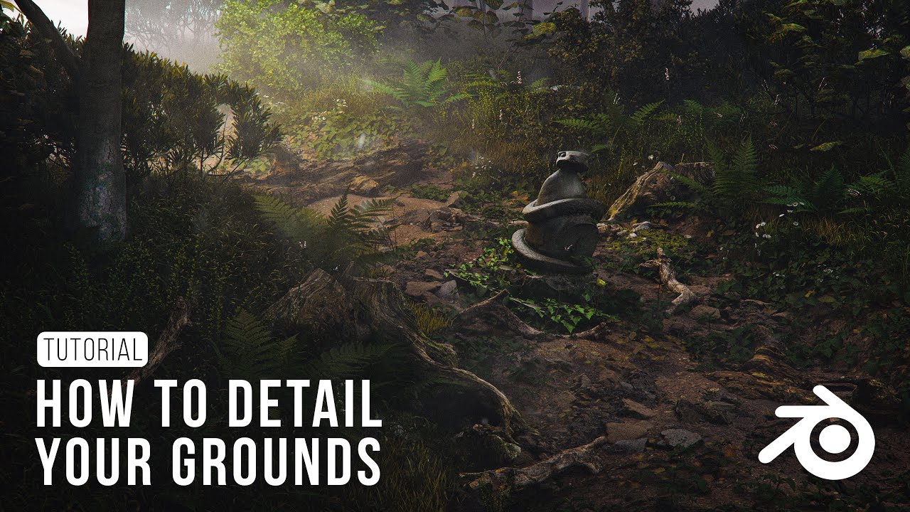 Как детализировать территорию &mdash; Учебное пособие по Blender