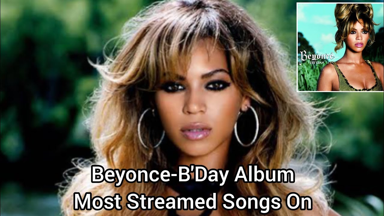 Beyonce-B'Day Album Most Streamed Songs On Spotify