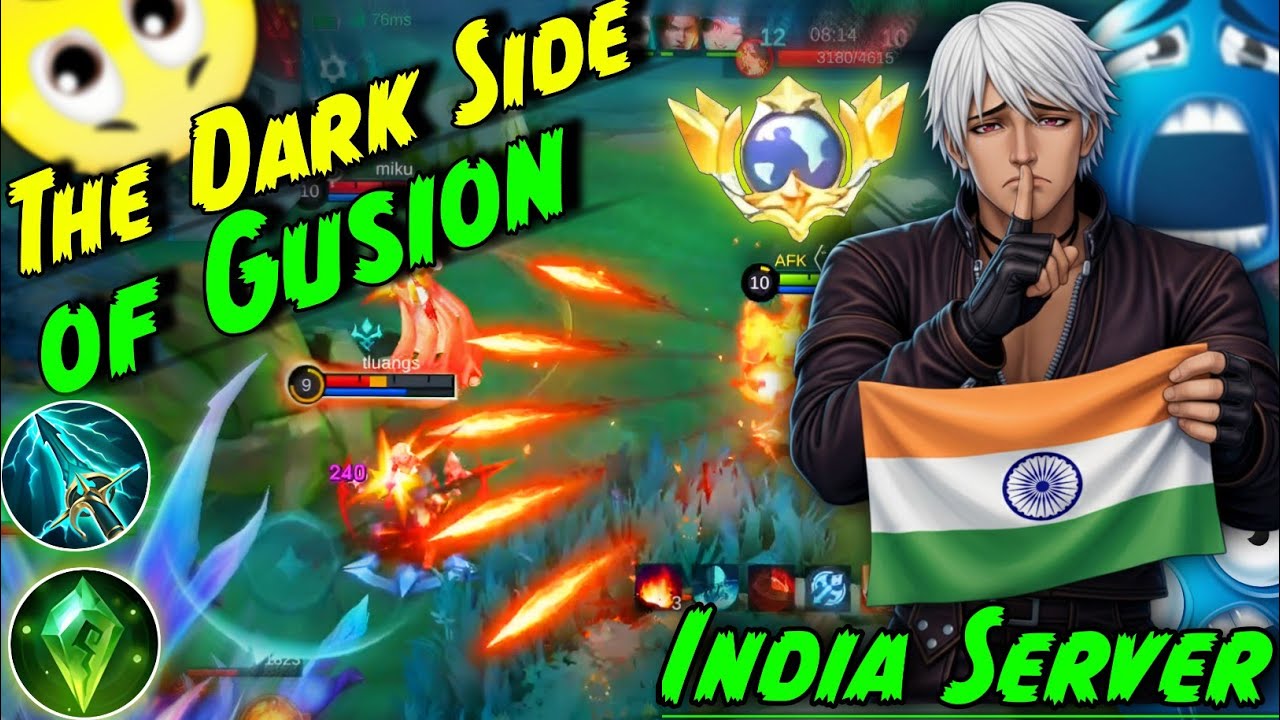 The Dark Side of Gusion in India Server 😲🇮🇳 | Mobile legends 
