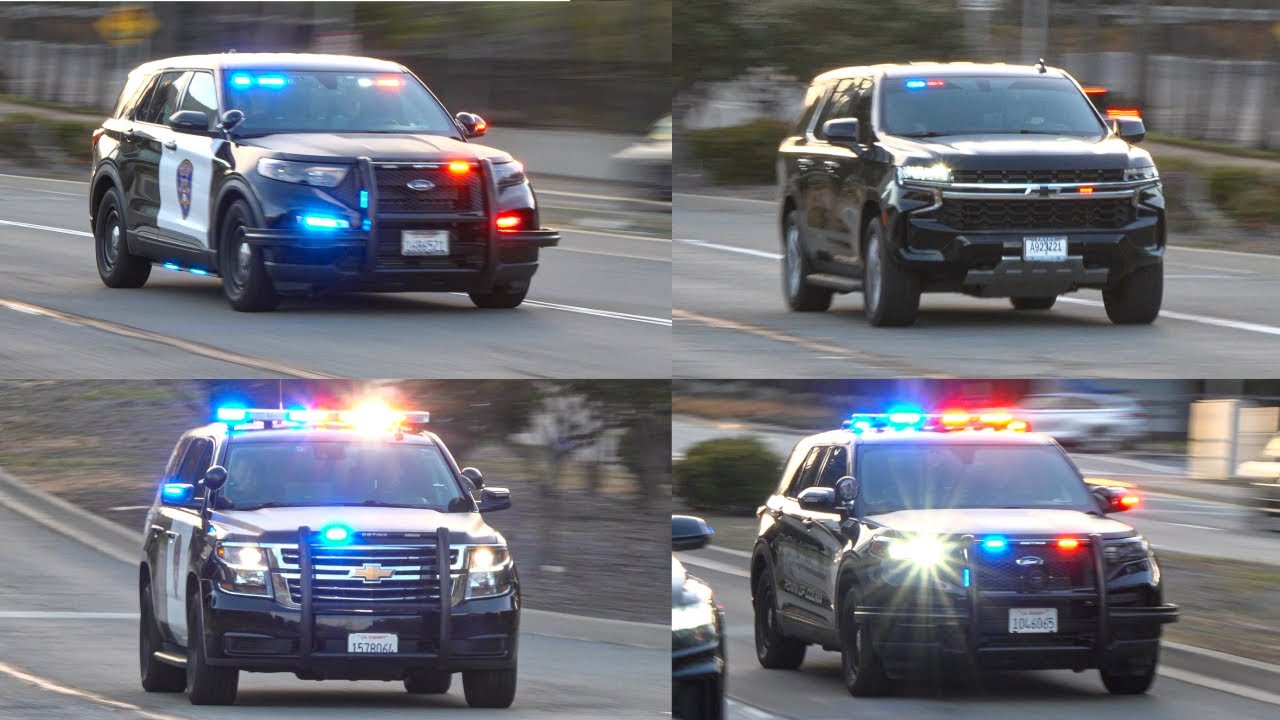 Officer Involved Shooting! Tons of Police Units Responding Code 3 To South San Francisco OIS.