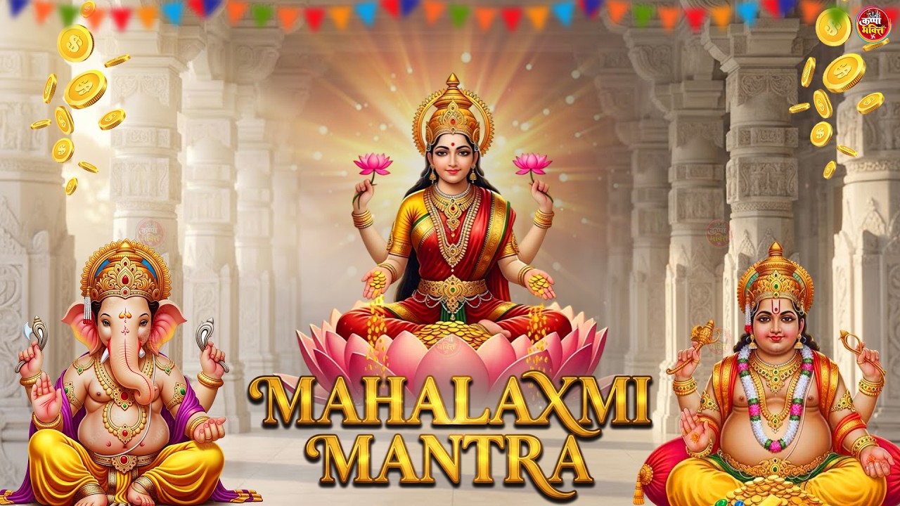 महालक्ष्मी चमत्कारी धनप्राप्ति मंत्र : ॐ महालक्ष्मी नमो नमः | विष्णु लक्ष्मी महा मंत्र | Sant Karam
