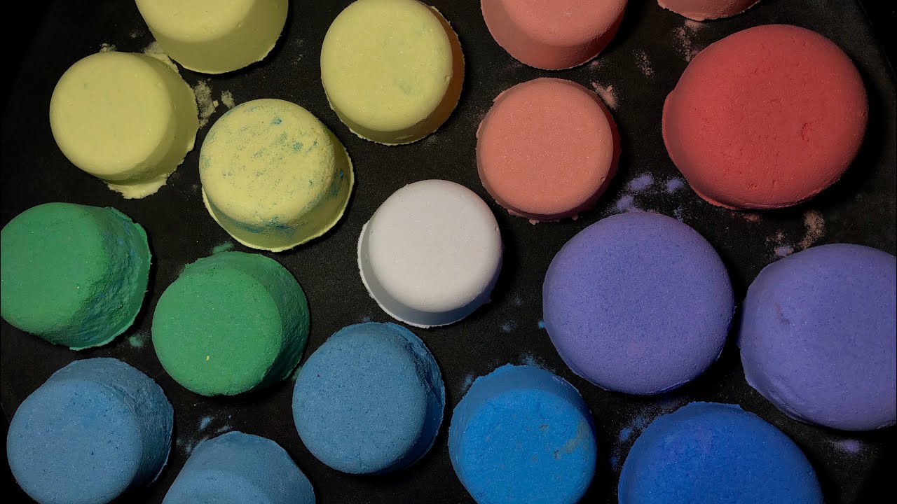🌈ASMR Colorful Baking Soda🌈