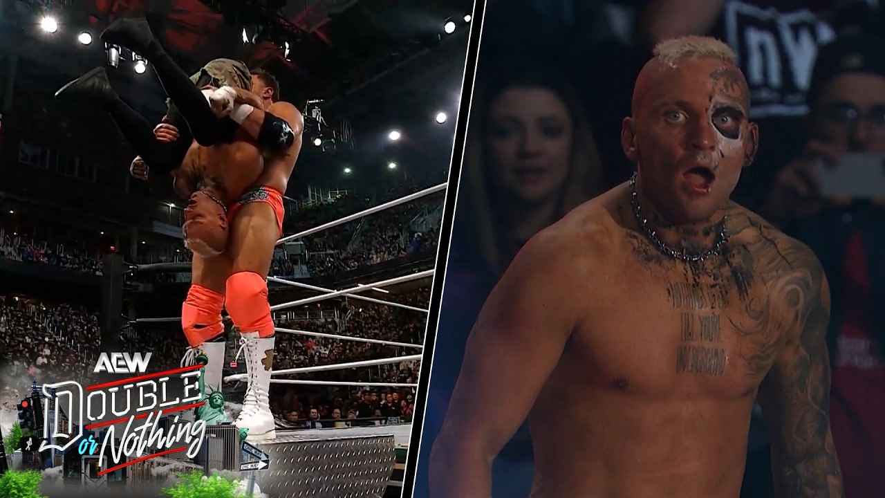 MJF против Darby Allin &mdash; ТИТУЛ против ВОЛОС! | AEW Double or Nothing 2026