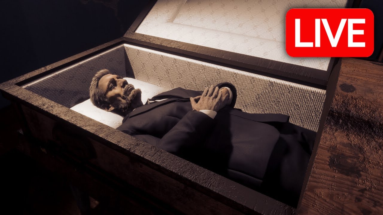 New Horror Game Like the Mortuary Assistant - The Gravedigger LIVE 🔴