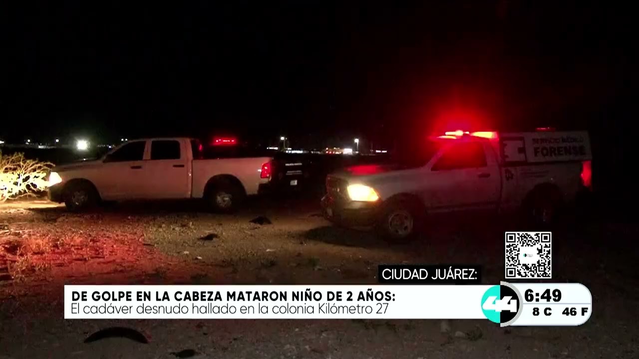 De golpe en la cabeza mataron a niño de 2 años