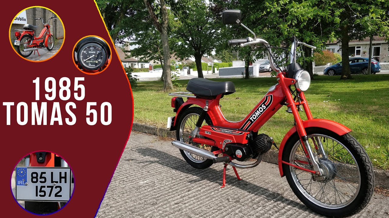 1985 Tomas 50 - is it a bike? is it a moped? n1987 tomos golden bullett ! - 1985 tomas 50 (review)