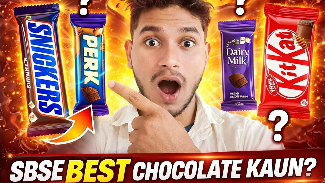 Kaun Si Chocolate Nikli Sabse Tasty?Blindfold Chocolate Taste India Ki Top Chocolate Taste Test 