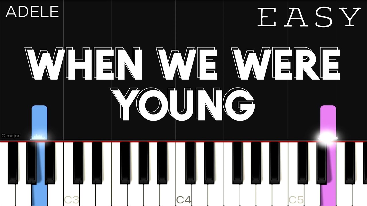 Adele - When We Were Young | EASY Piano Tutorial
