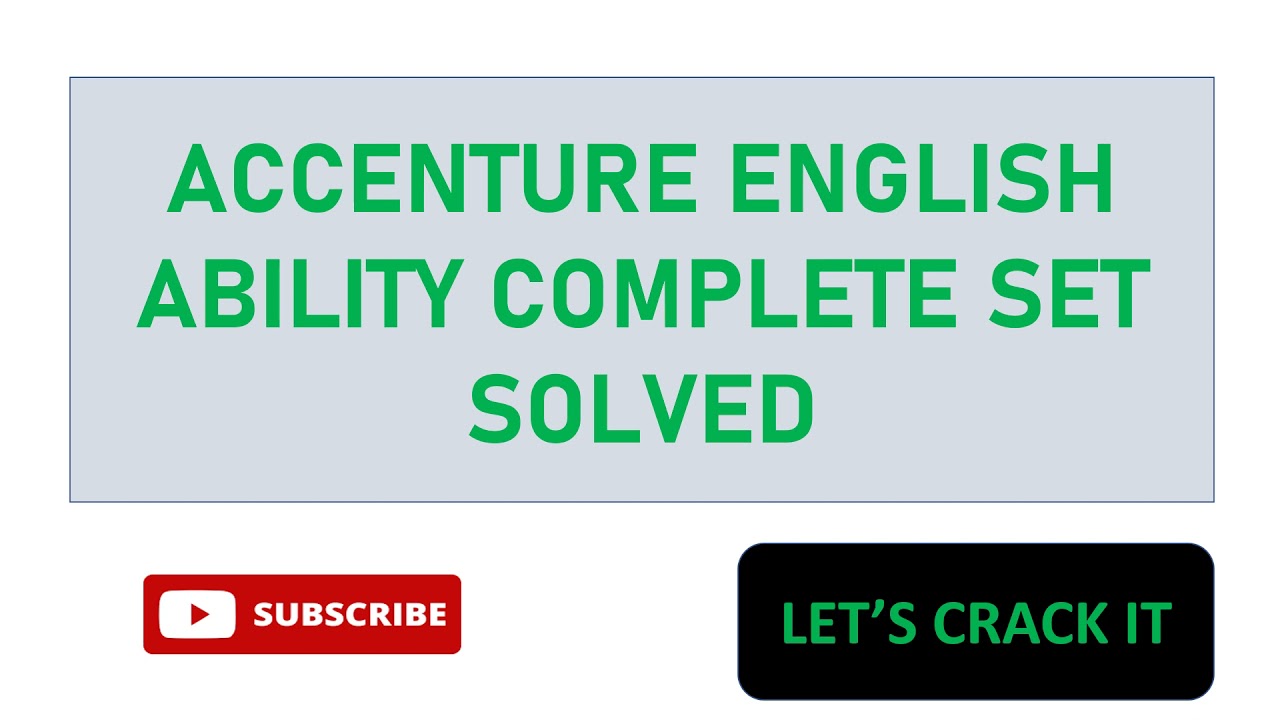 Accenture English  ability questions answers verbal ability latest set#accenture #english #aptitude