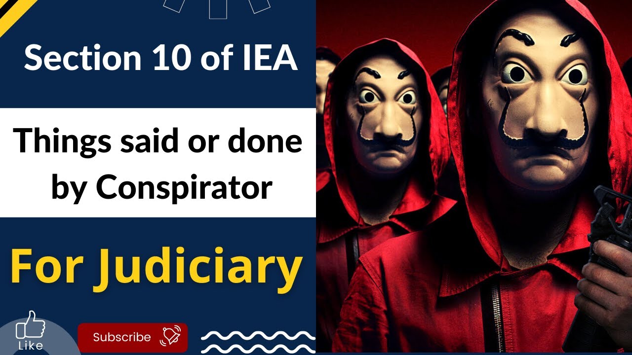 Section 10 of Evidence Act 1872 | Section 10 of Indian Evidence Act in Hindi | Things said or done