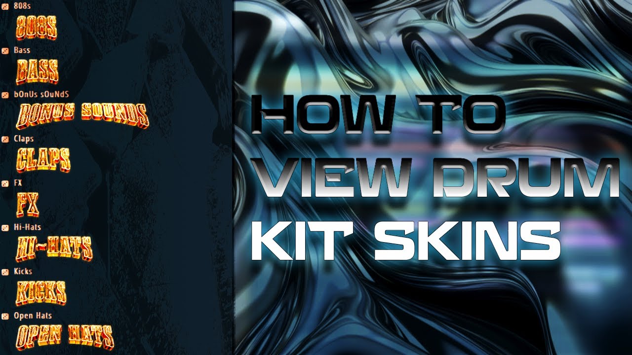 How To View Your Drum Kit Skins [ FL Studio Tutorial ]