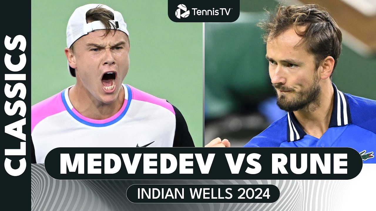Daniil Medvedev vs Holger Rune Tense Encounter 👀 | Indian Wells 2024 Extended Highlights