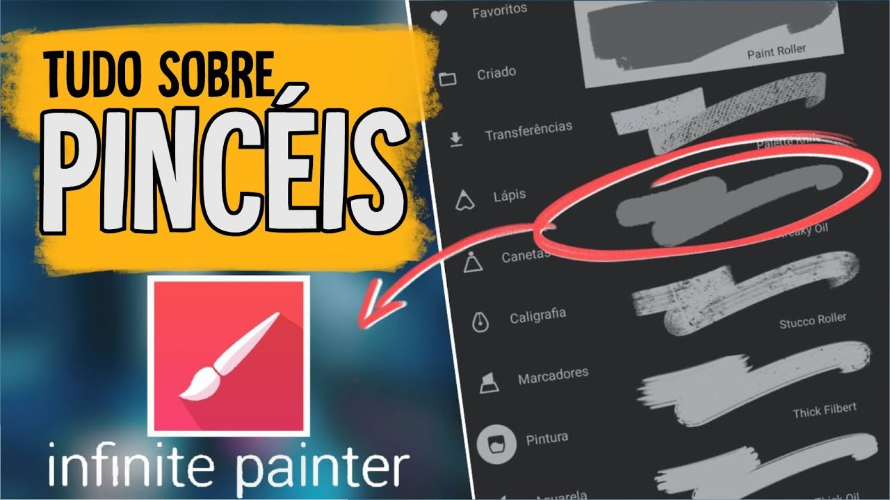 CONFIGURANDO PINCÉIS NO INFINITE PAINTER 🖌🖊🖍