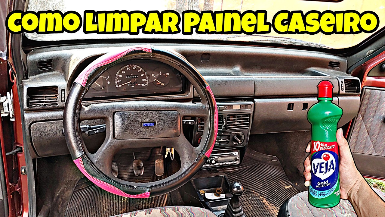 Como Limpar Painel e Plásticos Interno do Carro