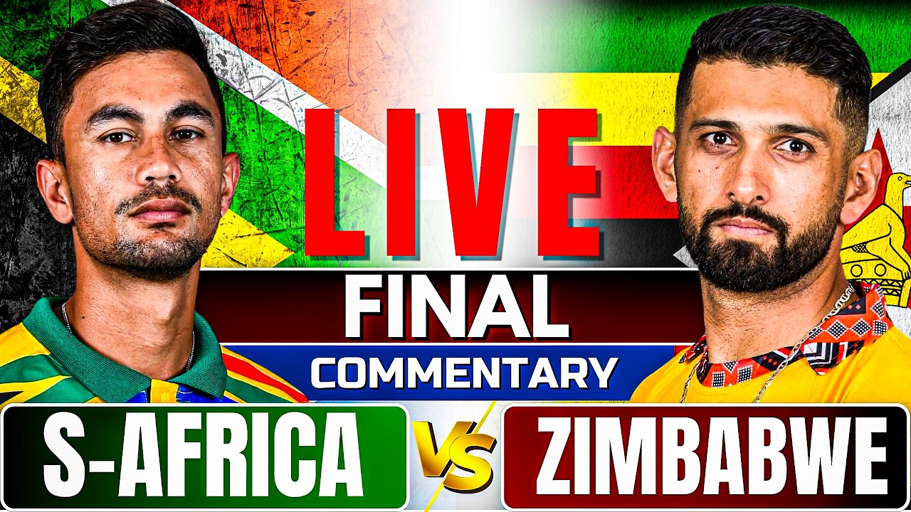 🔴Live: South Africa vs Zimbabwe | Final T20 | Live Score & Commentary | Live cricket match today