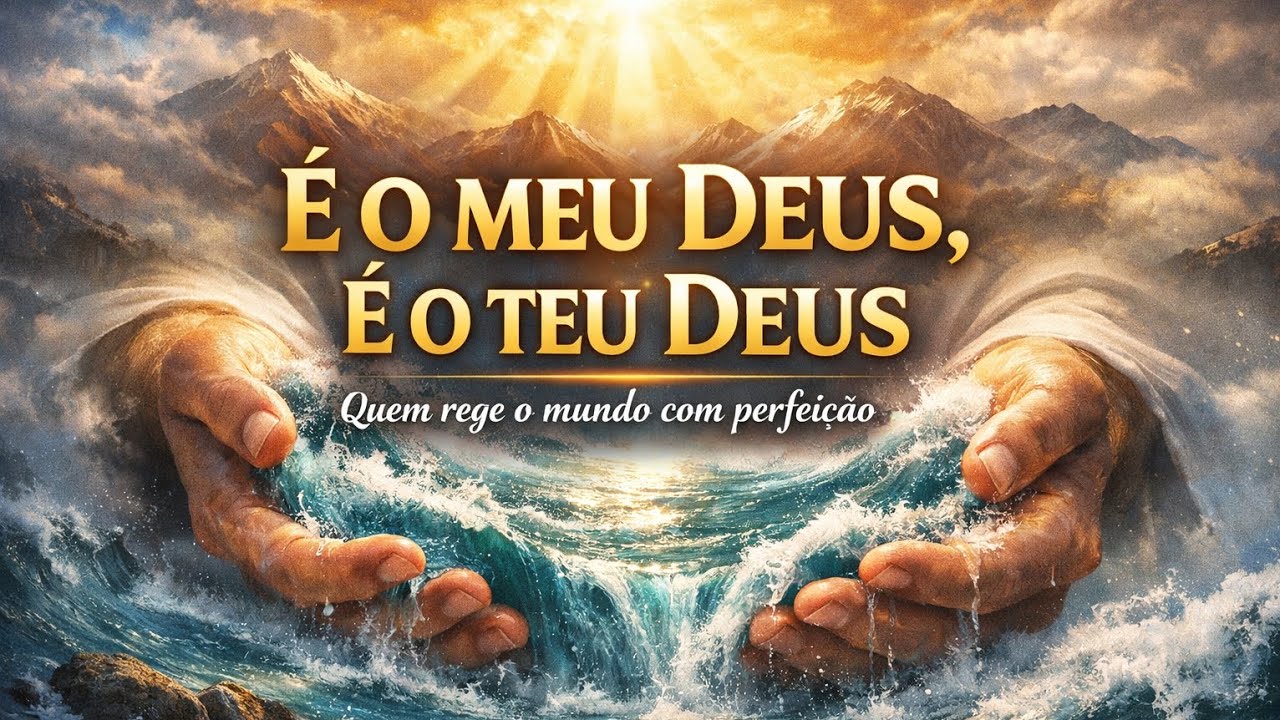 Na concha das mãos de Deus - Música de adoração ao Nosso Deus - À Ele Honra e Glória! 