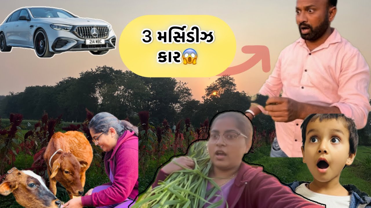 મમ્મી પાસે કેટલી મર્સિડીસ છે? સાચો જવાબ સાંભળીને તમે હસી પડશો 😂 | Gujarati Vlog