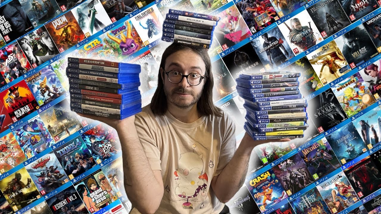 Je pr&eacute;sente ma COLLECTION de JEUX PS4 !