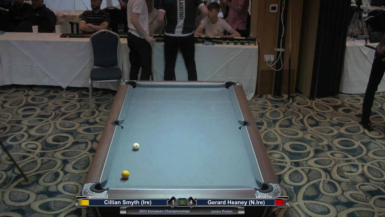 2023 European Championships - Junior Singles - Cillian Smith (Ire) v Gerard Heaney (N. Ire)