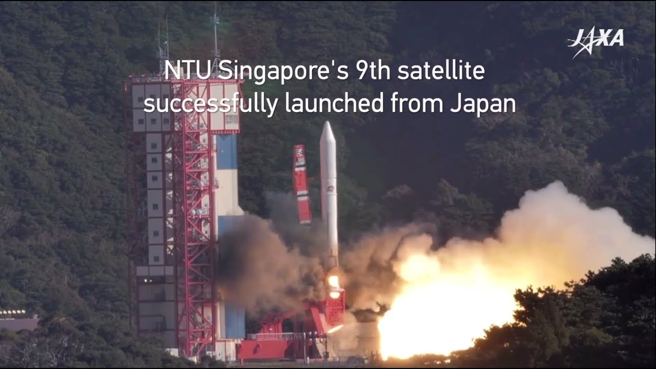 NTU Singapore's 9th satellite successfully launched to space