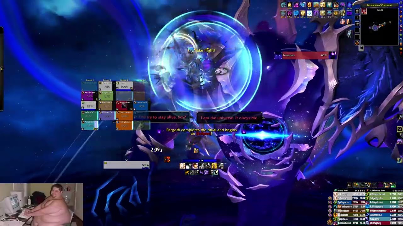 Mythic Dimensius, the All Devouring Kill - Prepatch (Disc Priest RL POV) - true Tichondrius