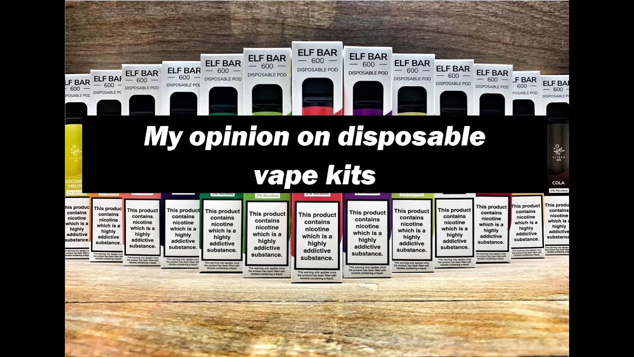 Disposable vape kits | What is my opinion on this growing trend