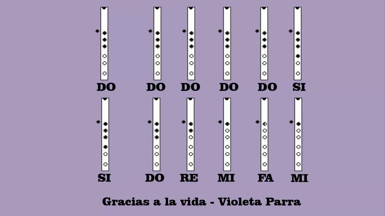 Gracias a la vida. Violeta Parra. Flauta quena.