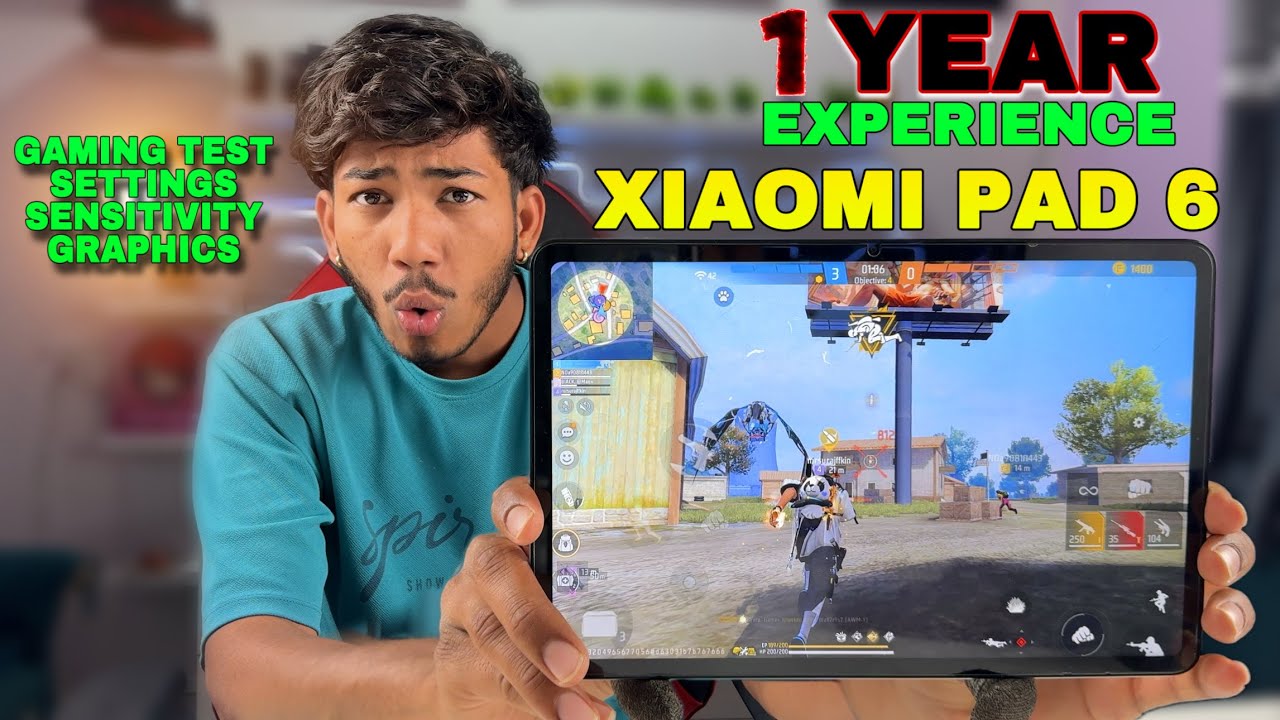 Xiaomi Pad 6 gaming test graphics and setting 1 year experience