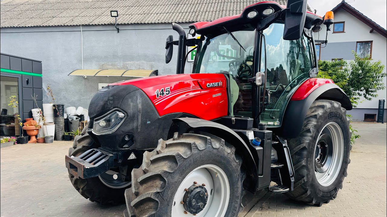 Case MAXXUM 145 MULTICONTROLLER , 2018 rok, 4270mtg, zaczepy, miękka kabina, prezentacja 