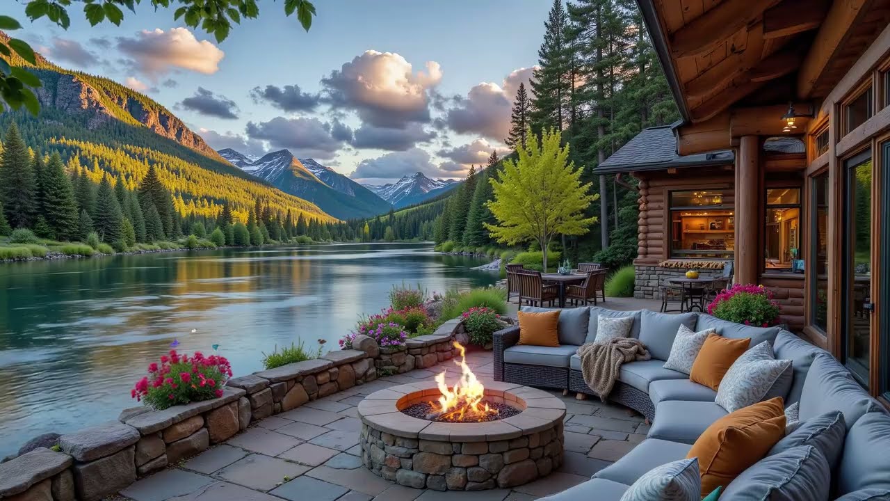 Positive Morning Spring Piano 🌿 Cozy Cabin with Scenic Mountain Views for Ultimate Relaxation