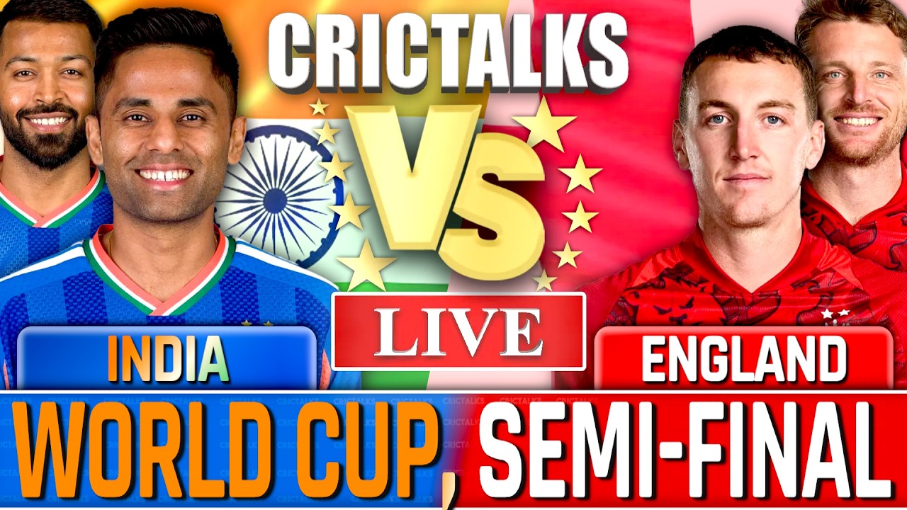 🔴 IND v ENG,Cricket Live Match Today, T20 World Cup 2026 2nd Inning Live Cricket Score Commentary