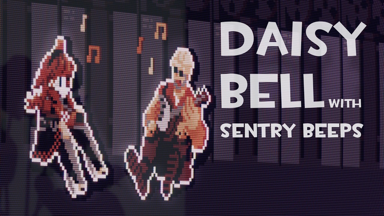 TF2 - Daisy Bell with Sentry Beeps! [Animated]