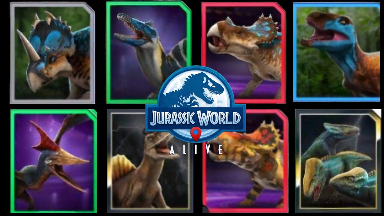 NEW JURASSIC WORLD ALIVE 3.17 LEAKED CREATURES!!