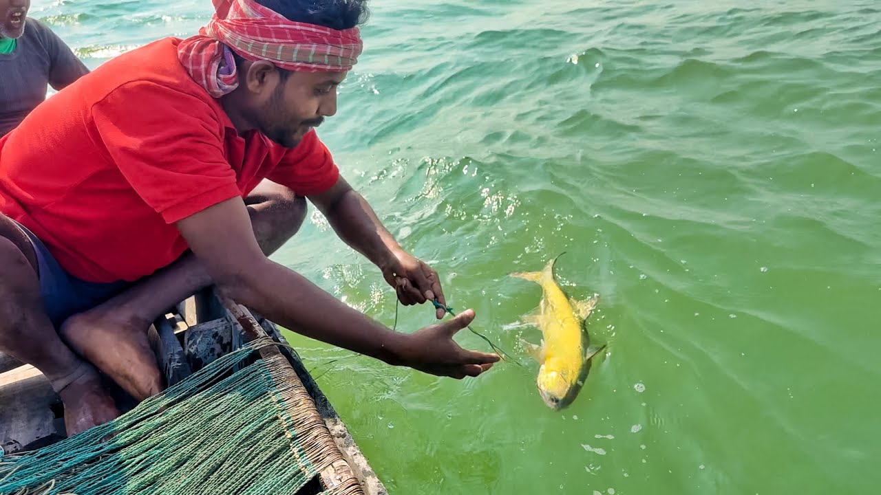 অনেকদিন পর জ্যাঠা কে নিয়ে নদীতে গিয়ে মাছ ধরলাম!!!