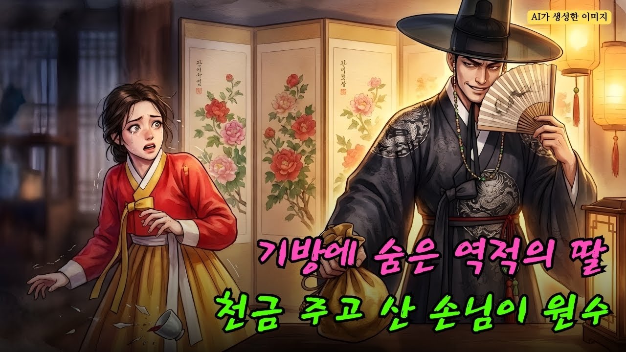 기방에 숨은 역적의 딸, 천금을 내고 오늘 밤을 산 의문의 손님이 가문을 도륙 낸 원수였다|조선 야사 실화 | 숨겨진 이야기 낭독