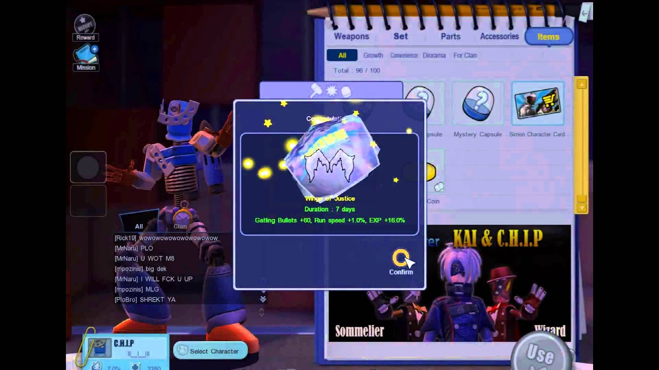 Microvolts: Inventory: (Mp hammer)