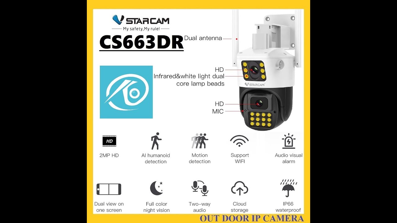 วิธีใช้งานกล้อง Vstarcam CS663DR