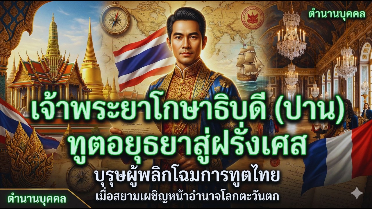 🇹🇭 เจ้าพระยาโกษาธิบดี (ปาน) : ทูตอยุธยาสู่ฝรั่งเศส! 🌍 บุรุษผู้พลิกโฉมการทูตไทย | ตำนานบุคคล