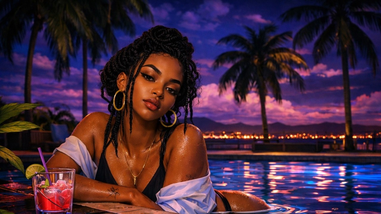 CHILL NIGHT SMOKE 🌌 Neon Vibes • Relaxed Rap • Late Night Chill