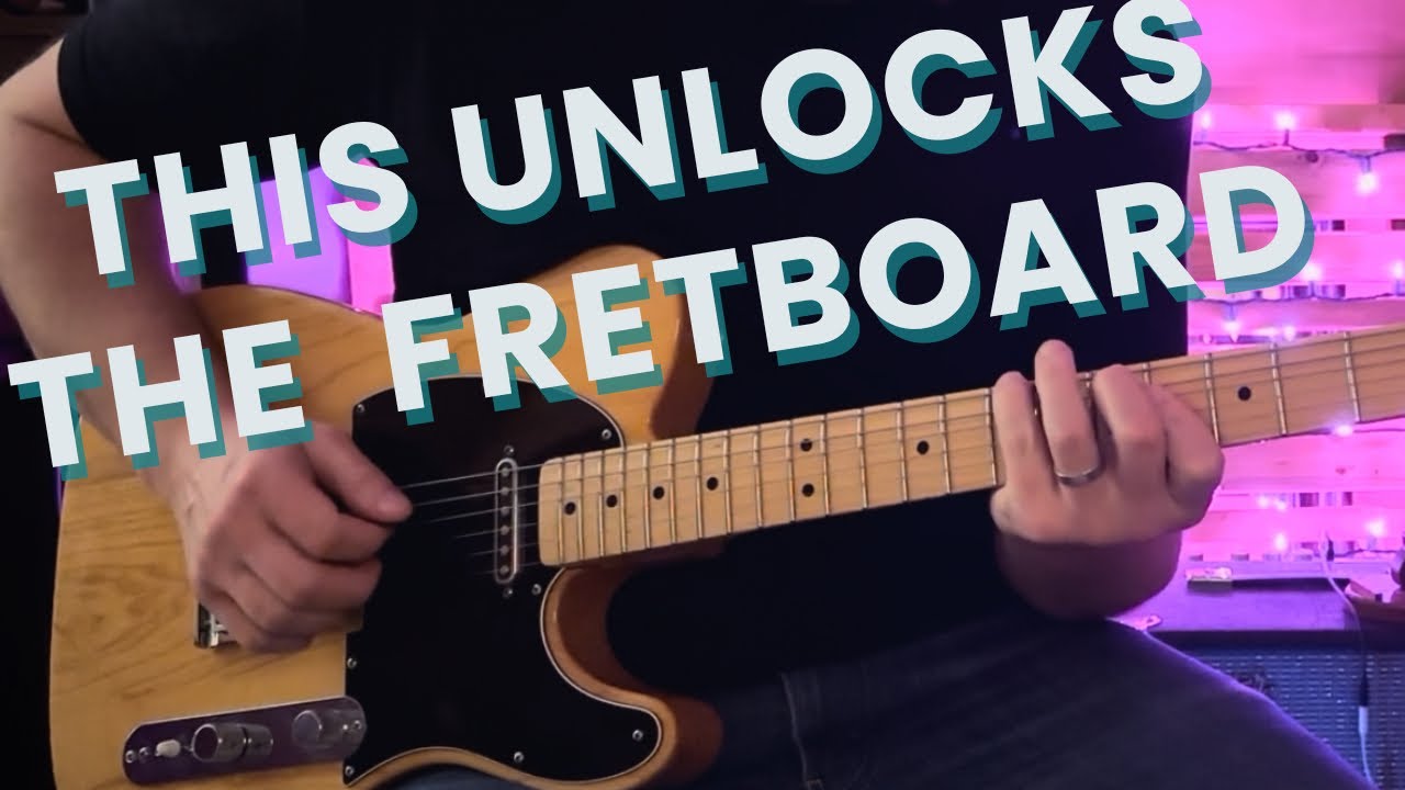 Learning the pentatonics this way gives you access to the whole fretboard