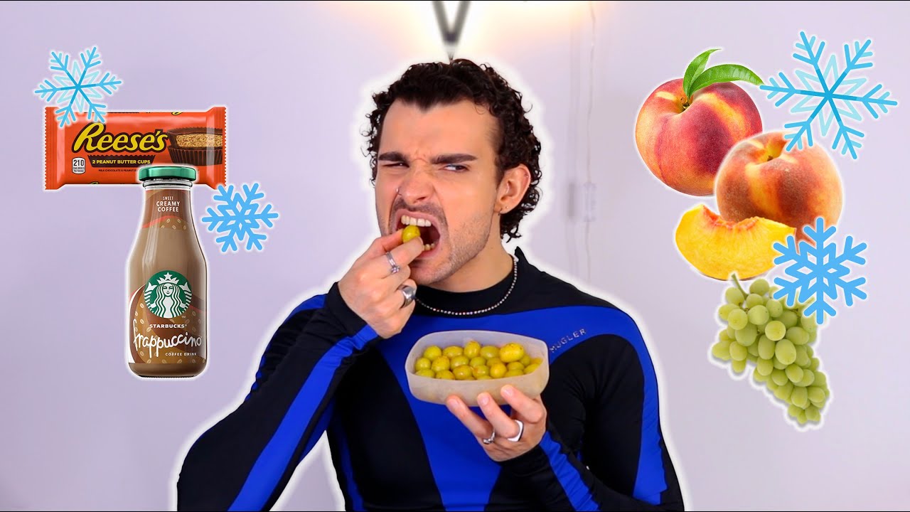Trying VIRAL *Frozen* Snacks
