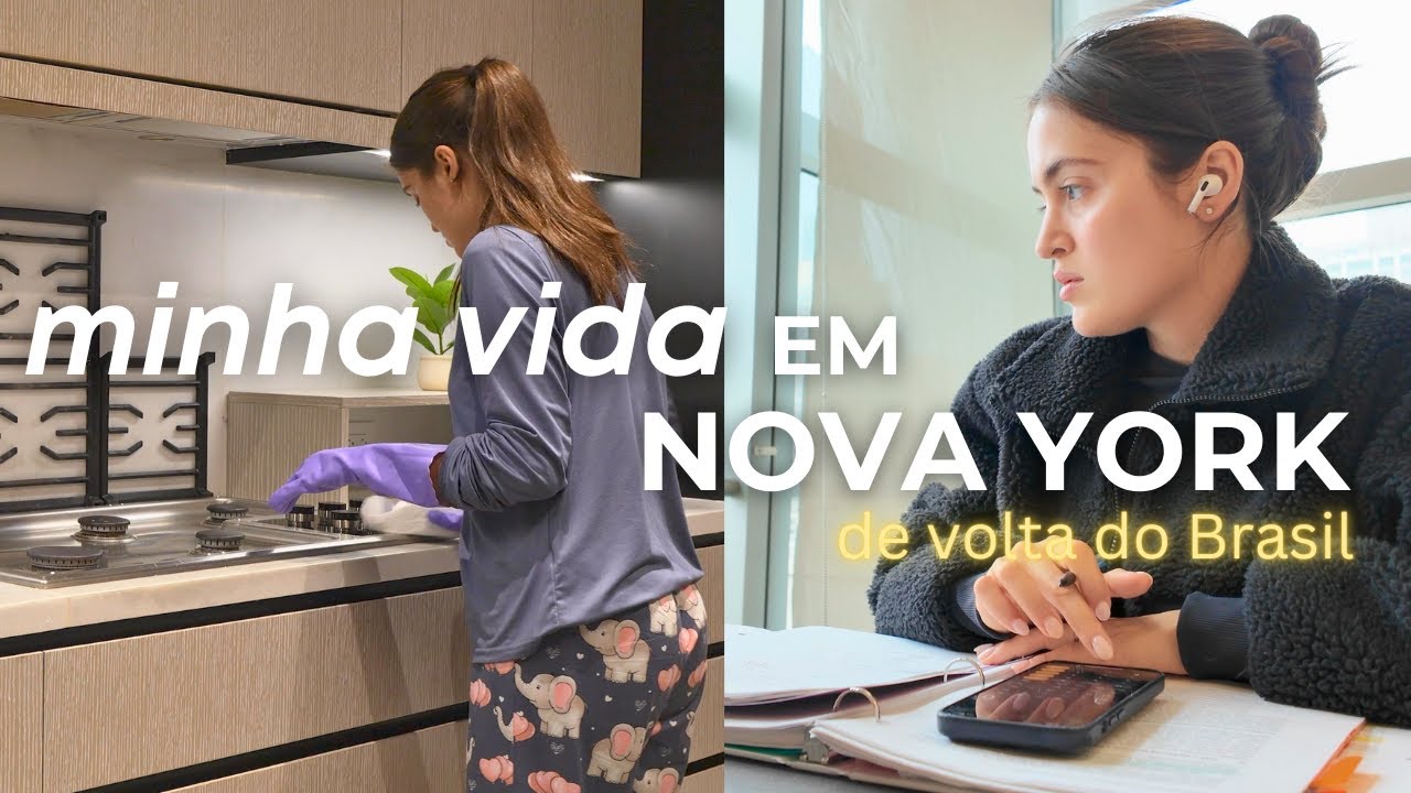 voltamos pra Manhattan, reorganizando o apartamento e meus estudos (tudo muito bagunçado 🥺)