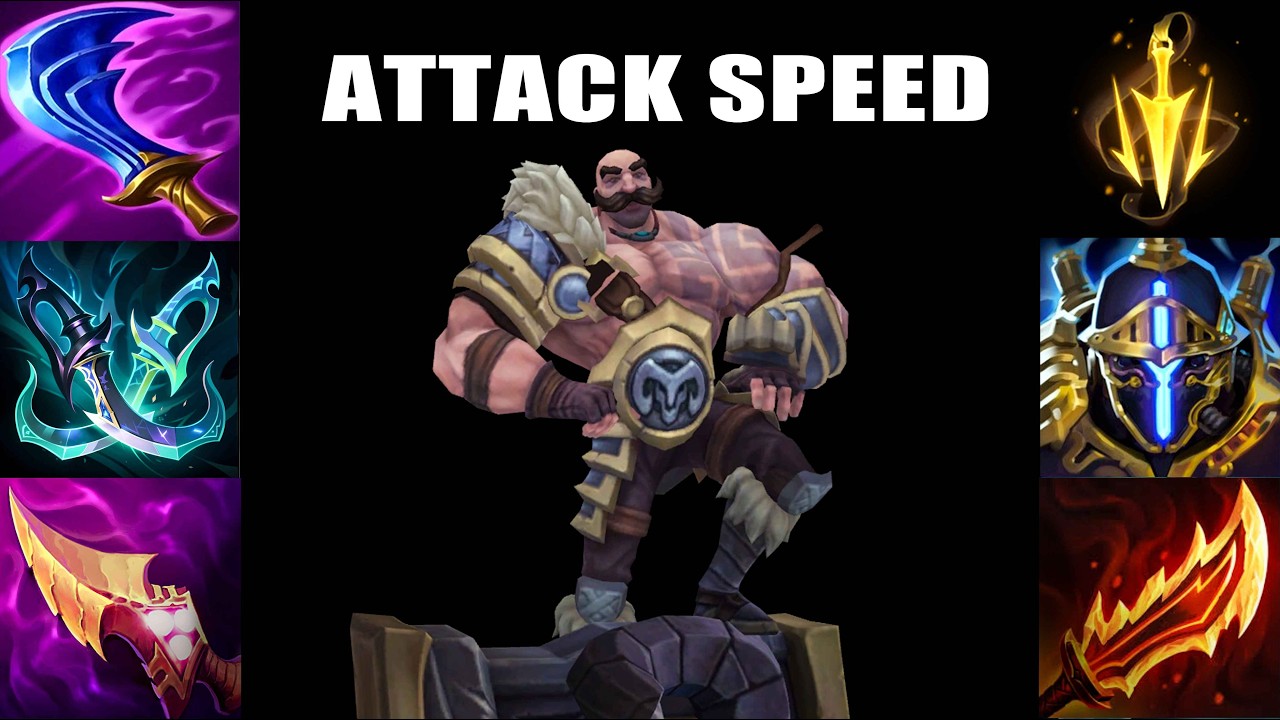 💎 Braum Full Attack Speed | Braum Top S16 💎