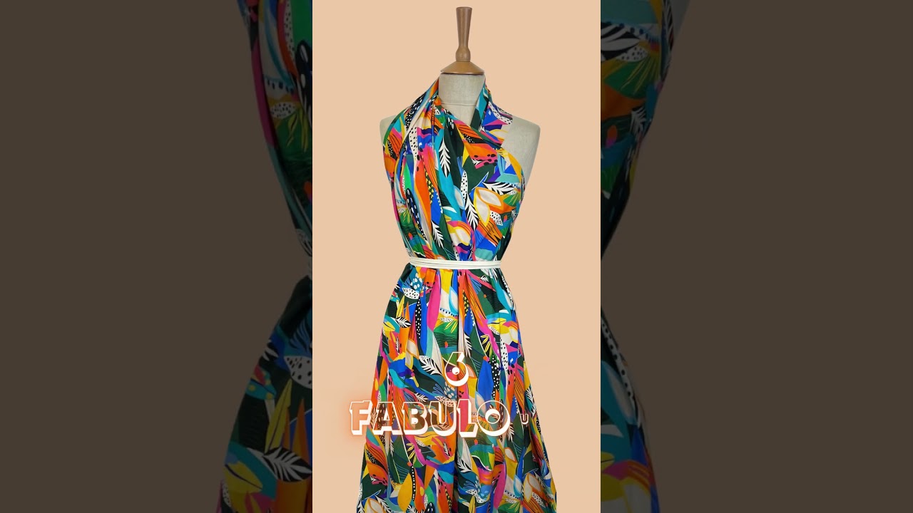 New Viscose Challis Dress Fabrics: "Sunseeker"