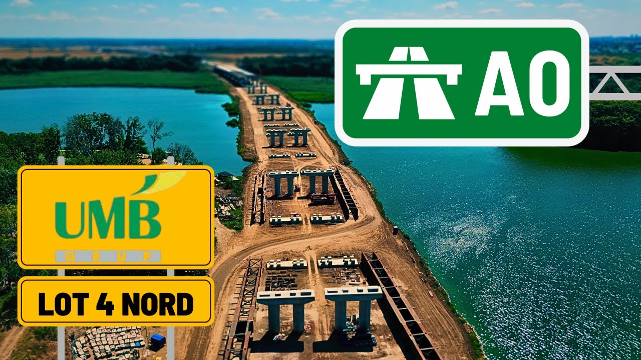 A0 Nord Lot 4 – UMB | Viaduct Cernica & Asfalt pe Pasaje (23 August 2025) #A0Nord #InfraRo