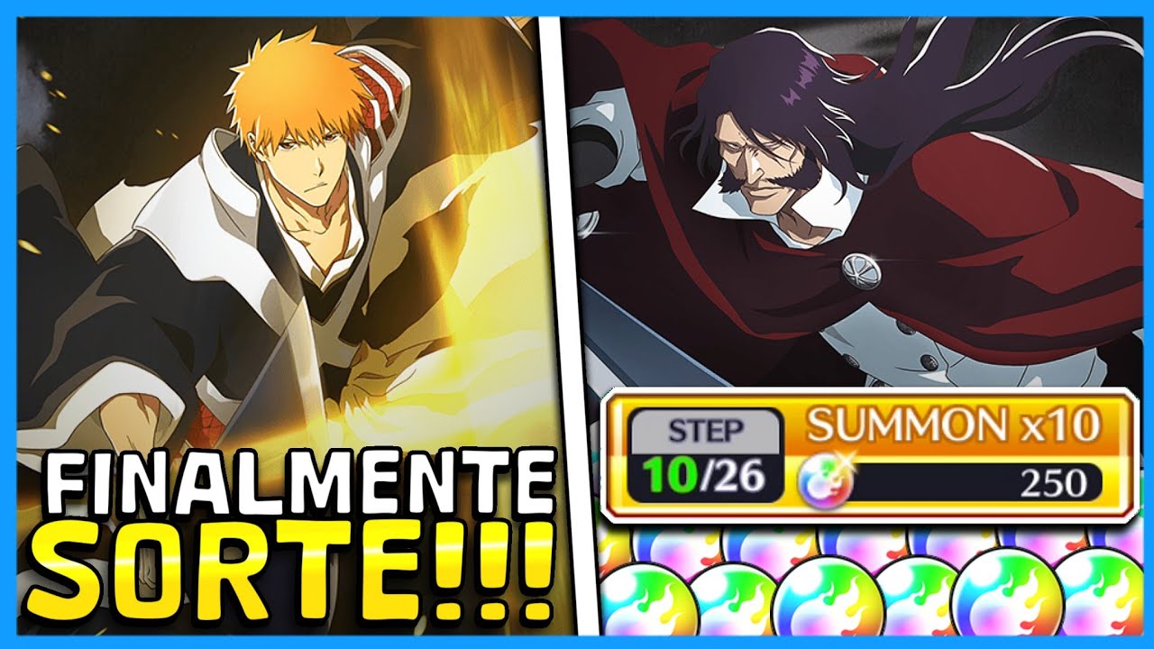 GASTEI 2200 ORBS NO BANNER DO REI QUINCY E ICHIGO!!! DEU BOM??? - Bleach Brave Souls