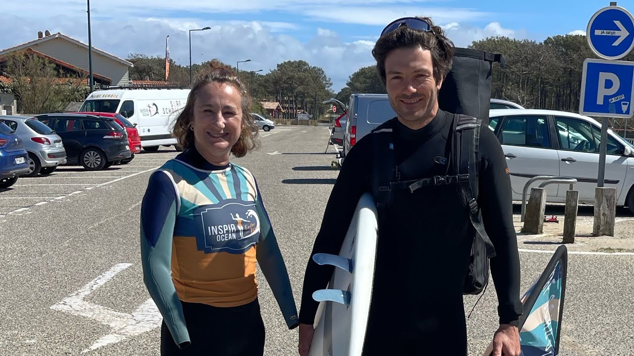 ￼ Entra&icirc;nement Handisurf &agrave; Carcans : Surfer avec Passion et Inclusion